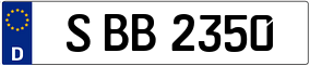 Truck License Plate
